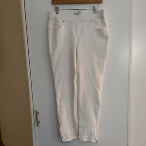 Martha Stewart Elegant White Stretch Dress Pant